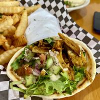 Shawarma wrap  at BeeWali's Vegan AF - West in Los Angeles