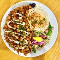 Medi chickpea bowl  at BeeWali's Vegan AF - West in Los Angeles