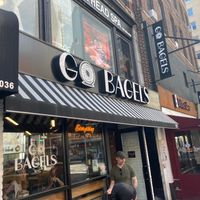 Front at Go Bagels in New York City