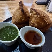 Samosas  at KT's Rasoi Indian Cuisine in St Joseph