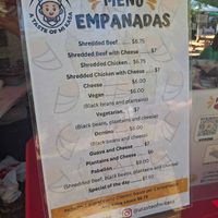 Menu with clearly labeled vegan and vegetarian options at A Taste of Mi Kasa in Chico