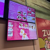 Flavor options with the indication “vegan options available” - not EVERY flavor can be made vegan so ask!  at Zully’s in Wenatchee