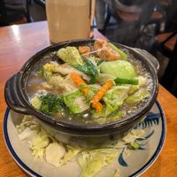 Veggie and tofu clay pot at Pho Viet in Shepparton