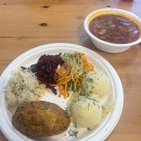 Mielone and green lentil soup  at Vege Bar Mleczny Maślanka in Województwo Mazowieckie