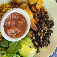 Breakfast Bowl with tofu scramble and home fries at Magnolia Cafe Beaufort  in Beaufort