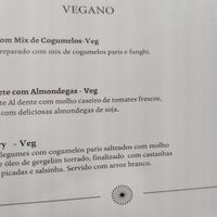 Vegan mains at Empório Toque Gourmet in Distrito Federal