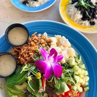 Sides of rice & beans - vegan at Guanabanas in Jupiter