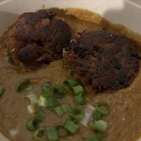 Black bean croquettes   at Seoul Food DC in Takoma Park