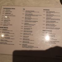 Speisekarte at Kijamii Rösterei Café in Essen