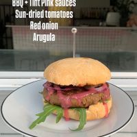 Vegan Meat Burger  at Tint Plant Food in Batumi