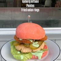 Vegan Fish Burger   at Tint Plant Food in Batumi