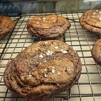Chocolate chip cookies at Sprout in Exeter