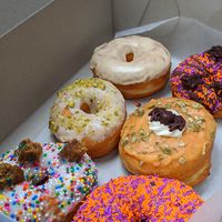 Box of goodies. at bloomer's in Toronto