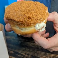 Biscoff cheesecake at bloomer's in Toronto