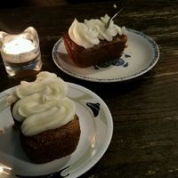 carrot cake at bloomer's in Toronto