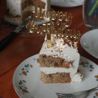 Rose pistachio cake   at bloomer's in Toronto