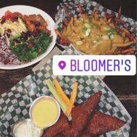 Foood at bloomer's in Toronto