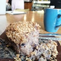 vegan blueberry muffin and earl grey tea (was too excited to wait!!) at bloomer's in Toronto
