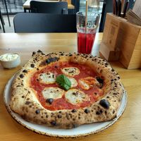 Vegan Pizza Margarita with Ajoli Dip. at 60 Seconds to Napoli in Duisburg