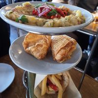 Cold and hot mezze, wrap at The Real Greek - Bankside in South East London