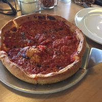 small cheese deep dish  at Blue Line Pizza in San Carlos