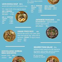 Menu  at Umami Street Eats Ubud in Kabupaten Gianyar