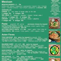 Menu  at Umami Street Eats Ubud in Kabupaten Gianyar