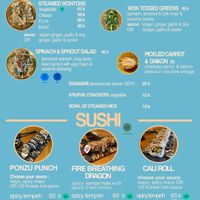 Menu  at Umami Street Eats Ubud in Kabupaten Gianyar