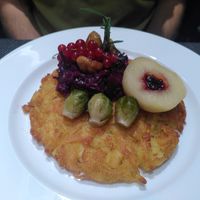 Autumn dish with rösti at Prélude in Luzern