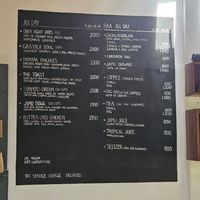 Menu at Jamu Cafe in Weligama