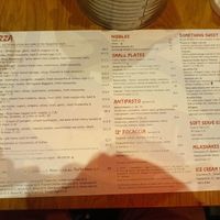 Menu 1 at Sano Pizza in Cork
