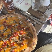Vegan pizza  at Sano Pizza in Cork