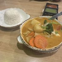 Yellow curry   at Spicy Sugar Thai Long Beach in Long Beach