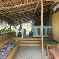 The inside of the Café at Jen's Café in Tofo