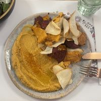 Hummus  at La Terraza Miró in Catalunya