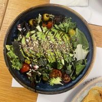 Avocado salad  at La Terraza Miró in Catalunya