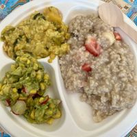 Breakfast   at ISKON Scotland & Krishna Eco Farm in Scotland