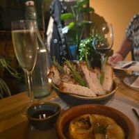 Showstopper - baked camembert at The Cheese Cellar at Purezza in England