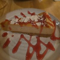 New York cheesecake at The Cheese Cellar at Purezza in England