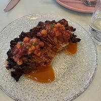 Tamari Glazed Oyster Mushroom (off menu)  at Hilda and Jesse in San Francisco