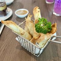 Baked spinach sticks   at Veganerie Grand Palace - วีแกนเนอรี วัดพระแก้ว in Bangkok