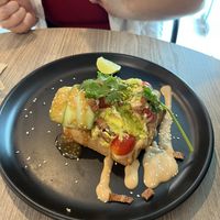 Avocado on toast.  Really good and different than traditional which was a nice twist  at Veganerie Grand Palace - วีแกนเนอรี วัดพระแก้ว in Bangkok