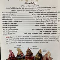 Vegan Parfaits  at Sub Zero Ice Cream in Winnipeg