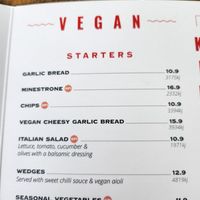 Menu sep 2025 at La Porchetta Italian Restaurant Bendigo in Bendigo