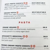 Menu sep 2025 at La Porchetta Italian Restaurant Bendigo in Bendigo