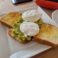 My friend had avo eggs and said was nice at Partridges Kitchen in England