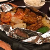 Sizzling tofu plate at Chef's Experience China Bistro in Hayward