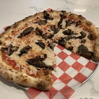 Vegan pie  at Pizza Box in New York