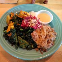 Autumn Bento -seasonal special at Laughing Planet Cafe in Reno