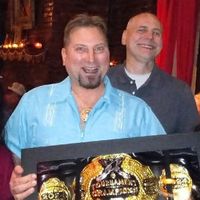 They even were awarded a wrestling belt! at Chauhan Ale and Masala House in Nashville